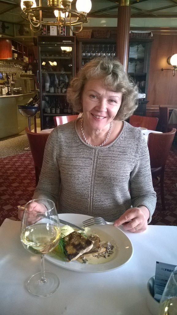 Silja Symphony illallisella (2)