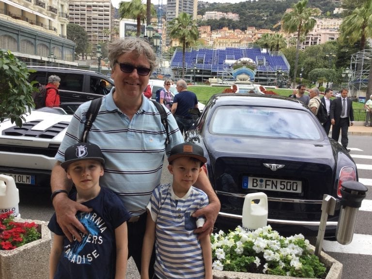 Lastenlasten kanssa Monacossa