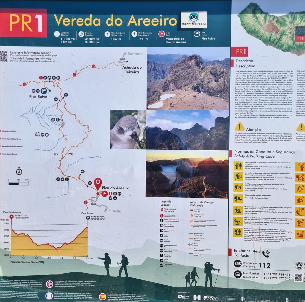 Pico do Arieiro ja Pico Ruivo